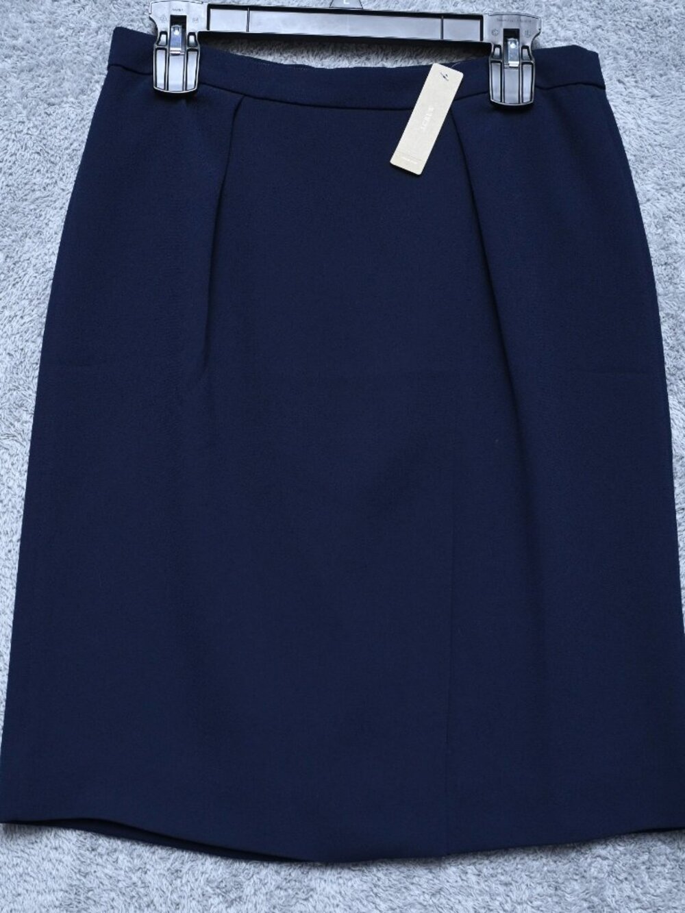 J. Crew Navy Midi Pencil Skirt